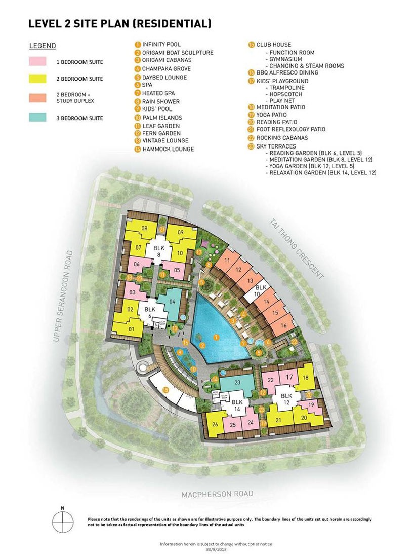 The Venue Residences Site Map